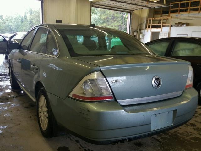 1MEHM41W48G607781 - 2008 MERCURY SABLE LUXU SILVER photo 3