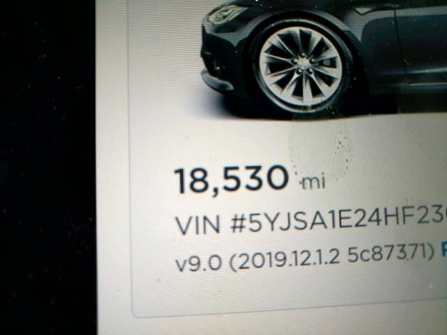 5YJSA1E24HF230241 - 2017 TESLA MODEL S فضي صورة 8