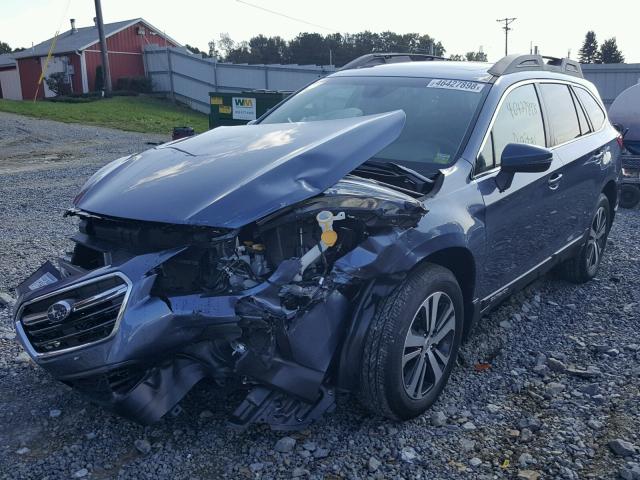 4S4BSENC7J3321449 - 2018 SUBARU OUTBACK 3. BLUE photo 2