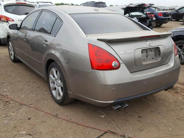 1N4BA41E28C803982 - 2008 NISSAN MAXIMA SE BEIGE photo 3