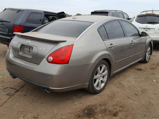 1N4BA41E28C803982 - 2008 NISSAN MAXIMA SE BEIGE photo 4