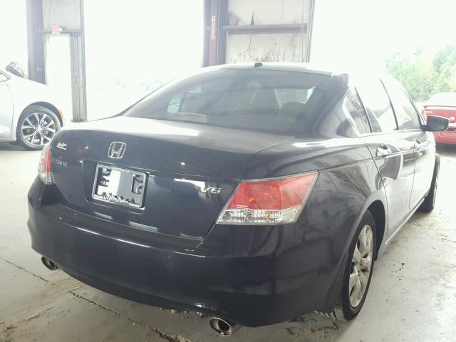 5KBCP3F88AB010495 - 2010 HONDA ACCORD EXL BLACK photo 4