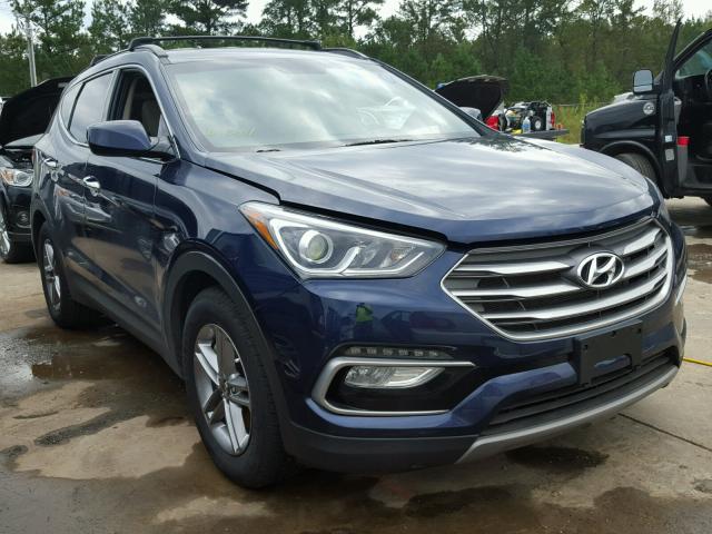 5XYZU3LB8HG497797 - 2017 HYUNDAI SANTA FE S BLUE photo 1