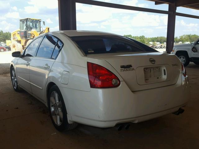 1N4BA41E94C913390 - 2004 NISSAN MAXIMA SE WHITE photo 3