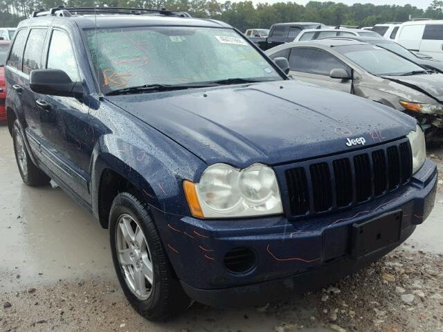 1J4GS48K15C503820 - 2005 JEEP GRAND CHER BLUE photo 1