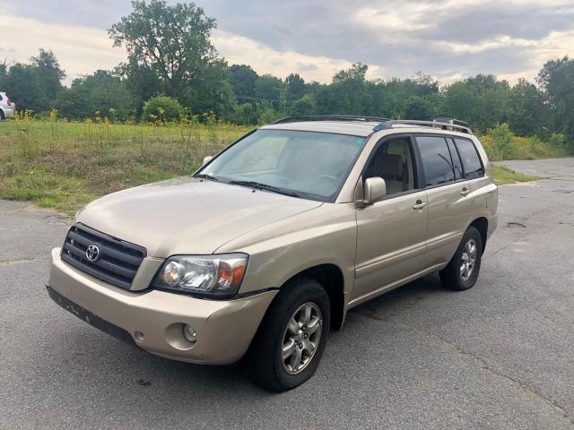 JTEEP21A350072902 - 2005 TOYOTA HIGHLANDER TAN photo 2