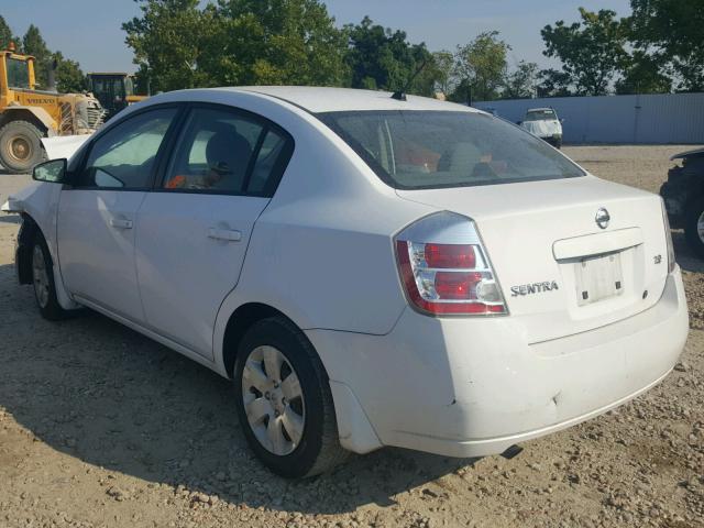 3N1AB61E97L646679 - 2007 NISSAN SENTRA 2.0 WHITE photo 3