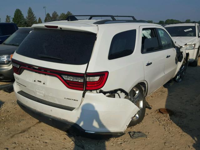 1C4RDJDG3EC390980 - 2014 DODGE DURANGO LI WHITE photo 4