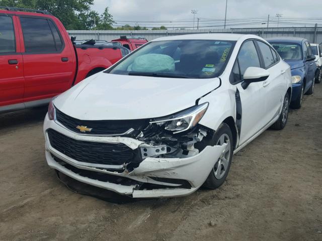 1G1BC5SM0G7258686 - 2016 CHEVROLET CRUZE LS WHITE photo 2