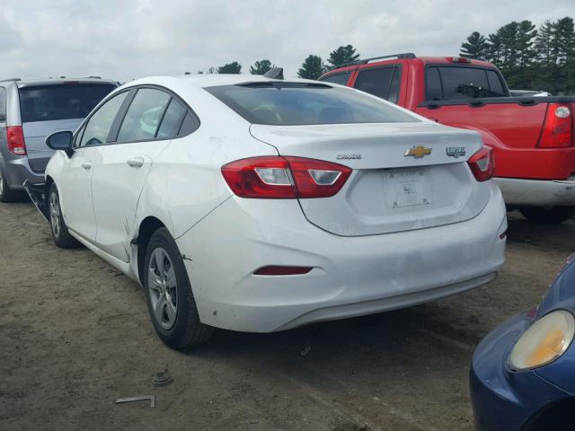 1G1BC5SM0G7258686 - 2016 CHEVROLET CRUZE LS WHITE photo 3