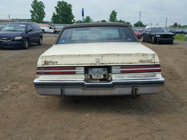 1G4AM47A8EH592783 - 1984 BUICK REGAL LIMI CREAM photo 10