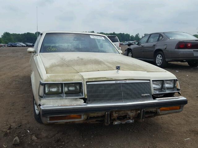 1G4AM47A8EH592783 - 1984 BUICK REGAL LIMI CREAM photo 9