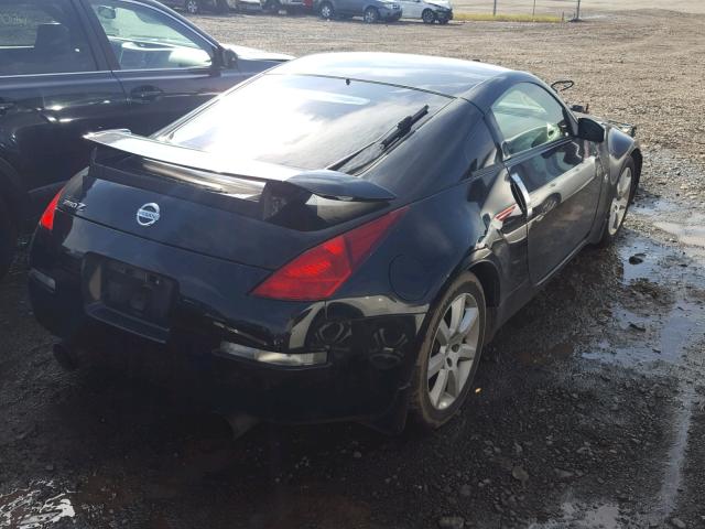 JN1AZ34E44T051655 - 2004 NISSAN 350Z COUPE BLACK photo 4