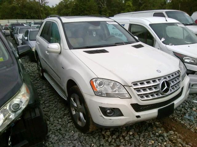 4JGBB2FB4AA612796 - 2010 MERCEDES-BENZ ML 350 BLU WHITE photo 1