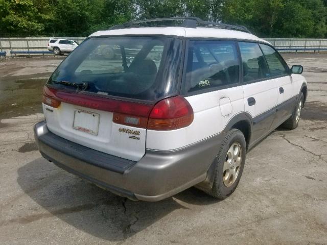 4S3BG6858X7653605 - 1999 SUBARU LEGACY OUT WHITE photo 4