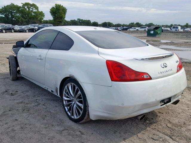 JN1CV6EK5BM210507 - 2011 INFINITI G37 BASE WHITE photo 3