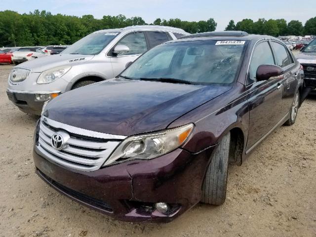 4T1BK3DB4BU375123 - 2011 TOYOTA AVALON BAS MAROON photo 2