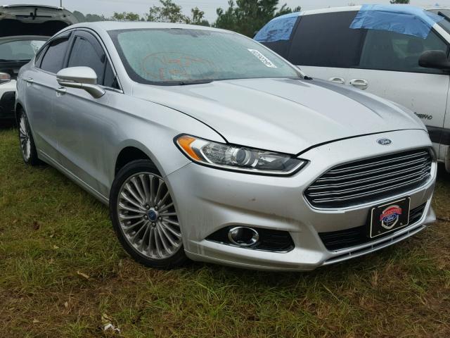 3FA6P0K92DR196066 - 2013 FORD FUSION TIT SILVER photo 1