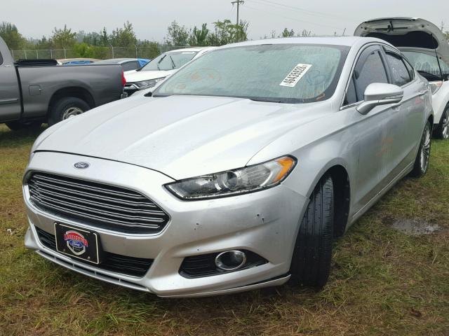 3FA6P0K92DR196066 - 2013 FORD FUSION TIT SILVER photo 2