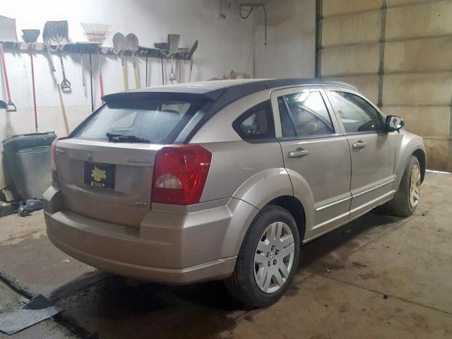 1B3CB4HA7AD636986 - 2010 DODGE CALIBER SX TAN photo 4