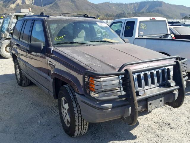 1J4GZ58S9SC520328 - 1995 JEEP GRAND CHER BURGUNDY photo 1