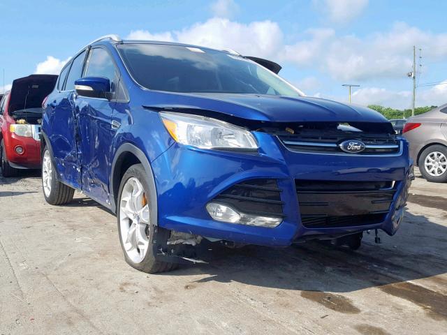 1FMCU0J99EUB95686 - 2014 FORD ESCAPE TIT BLUE photo 1