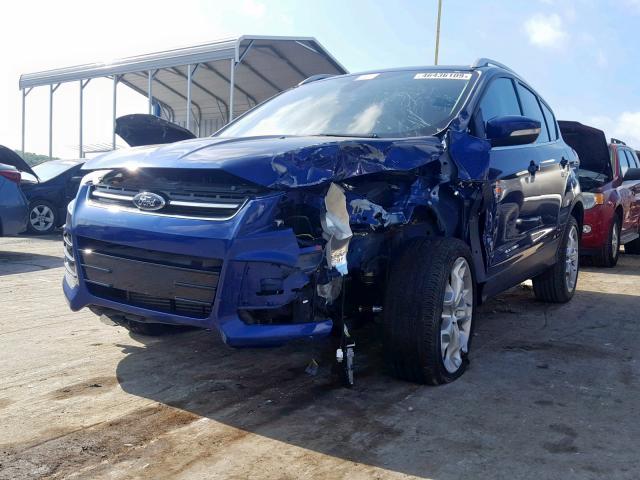 1FMCU0J99EUB95686 - 2014 FORD ESCAPE TIT BLUE photo 2