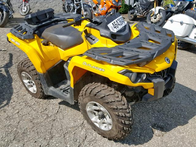 3JBLGCK11DJ000077 - 2013 CAN-AM OUTLANDER YELLOW photo 1