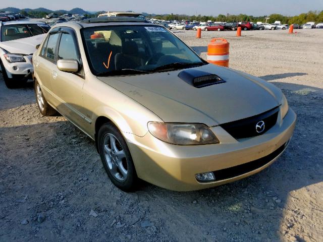 JM1BJ226220502725 - 2002 MAZDA PROTEGE DX GOLD photo 1