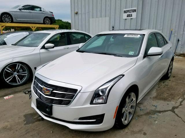 1G6AA5RX2H0163679 - 2017 CADILLAC ATS WHITE photo 2