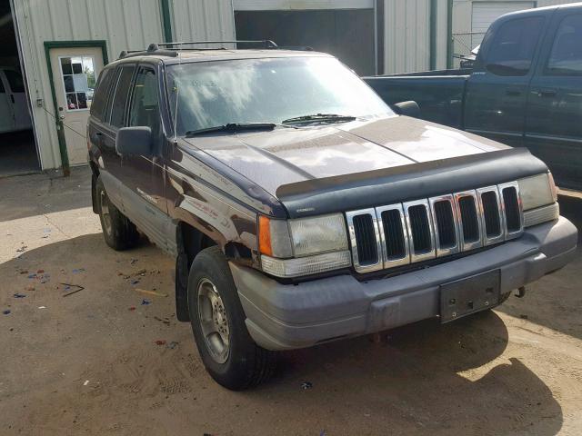 1J4GZ58S2VC578396 - 1997 JEEP GRAND CHER BURGUNDY photo 1