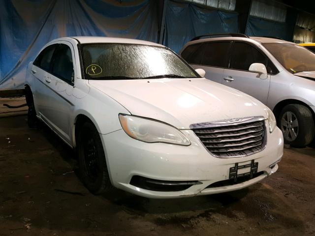 1C3CCBAG7CN153806 - 2012 CHRYSLER 200 LX WHITE photo 1