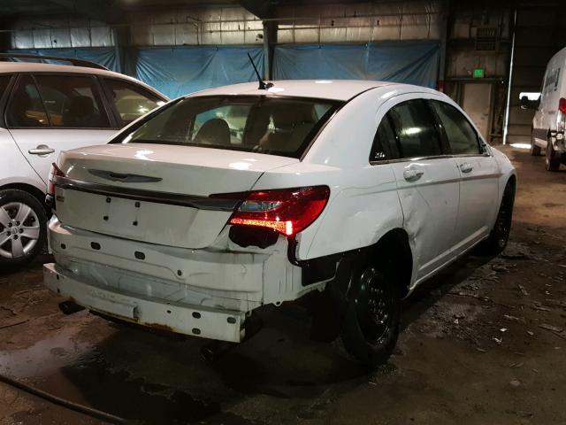 1C3CCBAG7CN153806 - 2012 CHRYSLER 200 LX WHITE photo 4