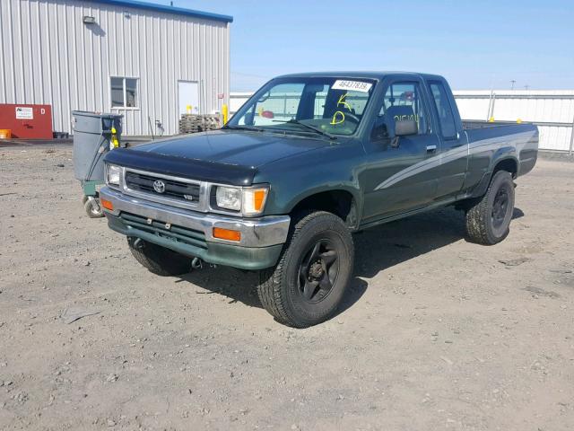 4TARN13P7RZ311999 - 1994 TOYOTA PICKUP 1/2 GREEN photo 2