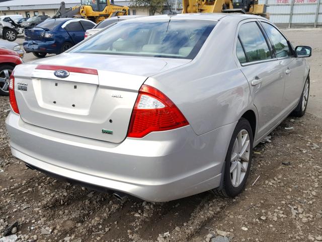 3FAHP0JG1AR292596 - 2010 FORD FUSION SEL BEIGE photo 4