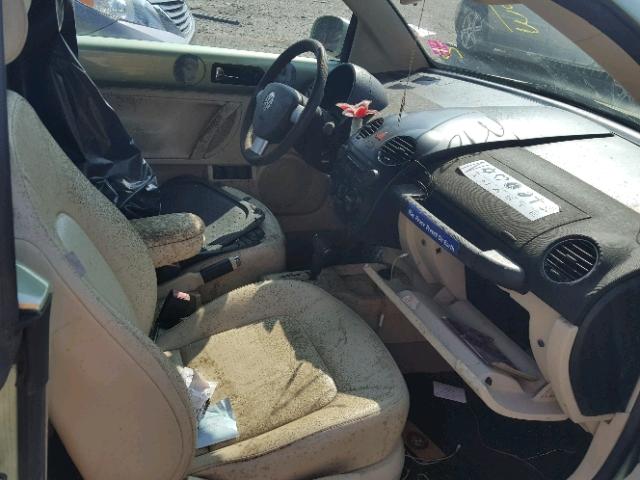 3VWRF31Y97M414555 - 2007 VOLKSWAGEN NEW BEETLE Yaşıl foto 5