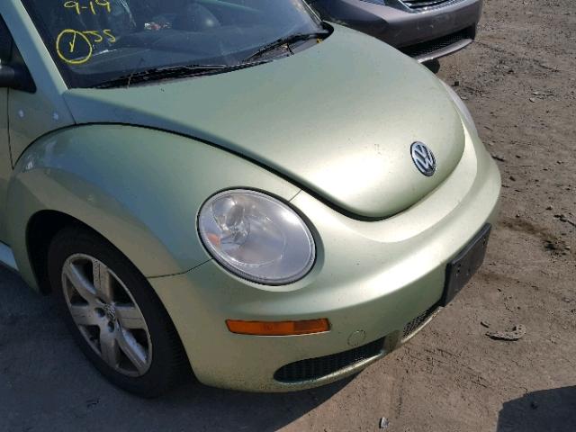 3VWRF31Y97M414555 - 2007 VOLKSWAGEN NEW BEETLE Yaşıl foto 9