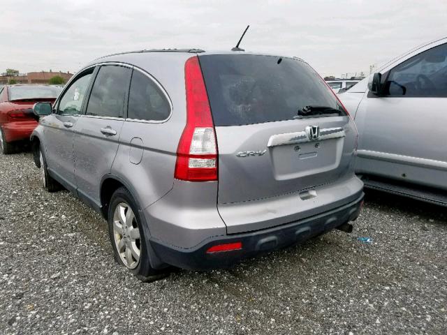 JHLRE48727C048693 - 2007 HONDA CR-V EXL SILVER photo 3