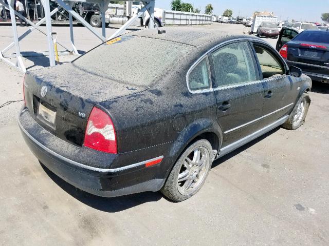 WVWRH63B14P099960 - 2004 VOLKSWAGEN PASSAT GLX BLACK photo 4