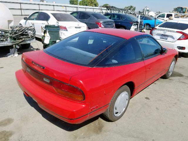 JN1HS36P5KW021559 - 1989 NISSAN 240SX SE RED photo 4