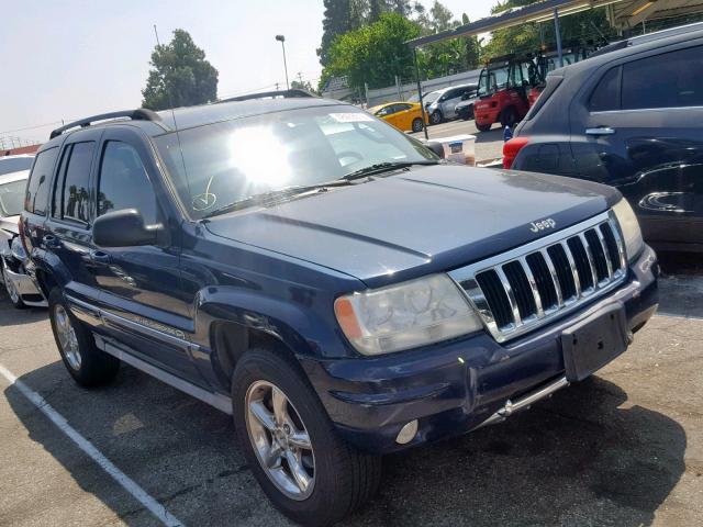 1J8GW68J64C109881 - 2004 JEEP GRAND CHER BLUE photo 1