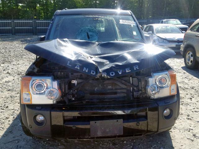 SALAG25468A452024 - 2008 LAND ROVER LR3 HSE BLACK photo 9