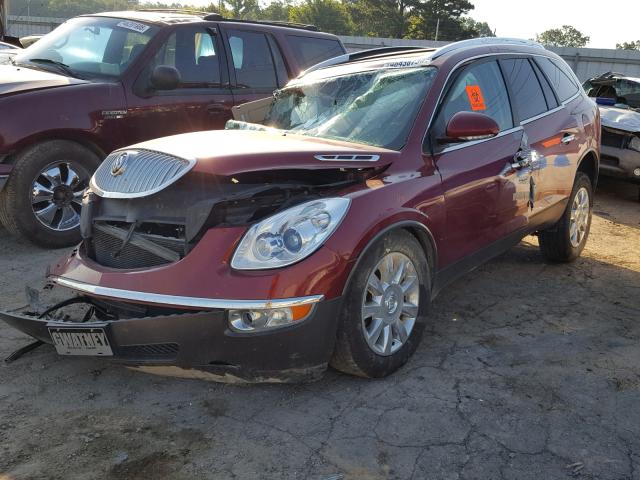 5GAKRBEDXBJ337800 - 2011 BUICK ENCLAVE CX MAROON photo 2