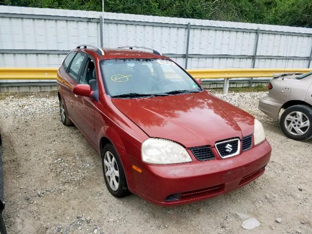 KL5JD86Z95K085287 - 2005 SUZUKI FORENZA S RED photo 1