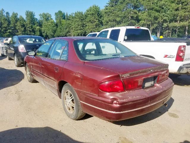 2G4WB55K4Y1240532 - 2000 BUICK REGAL LS RED photo 3