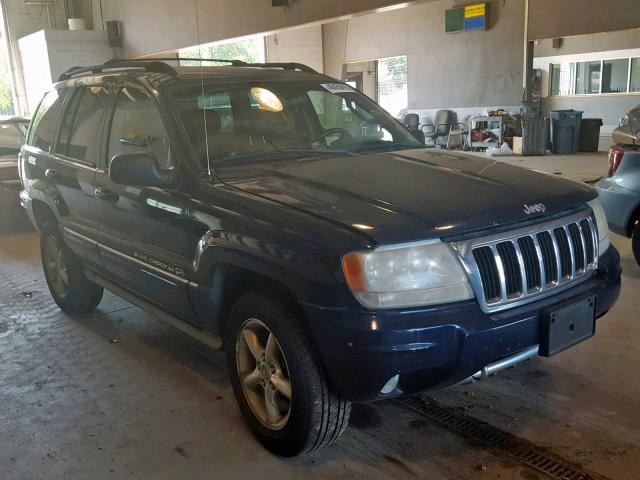 1J8GW68J34C143213 - 2004 JEEP GRAND CHER BLUE photo 1