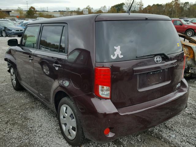 JTLZE4FE6B1126187 - 2011 TOYOTA SCION XB 栗色 照片 3