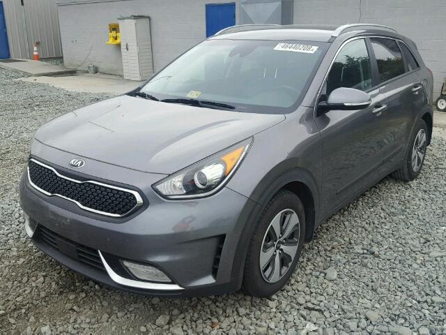 KNDCC3LC7J5120460 - 2018 KIA NIRO EX GRAY photo 2