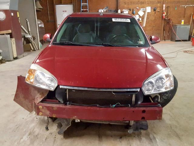 1G1ZU67N57F263214 - 2007 CHEVROLET MALIBU MAX 栗色 照片 9