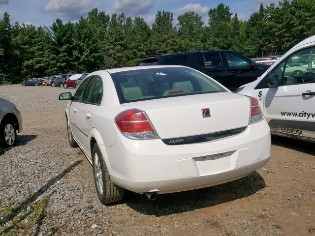 1G8ZS57N87F100073 - 2007 SATURN AURA XE WHITE photo 3